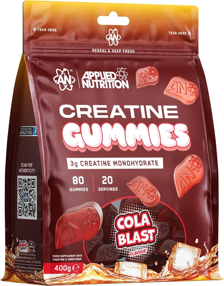 Applied Nutrition Creatine Gummies 80 gum. : Skonis - Gervuogių
