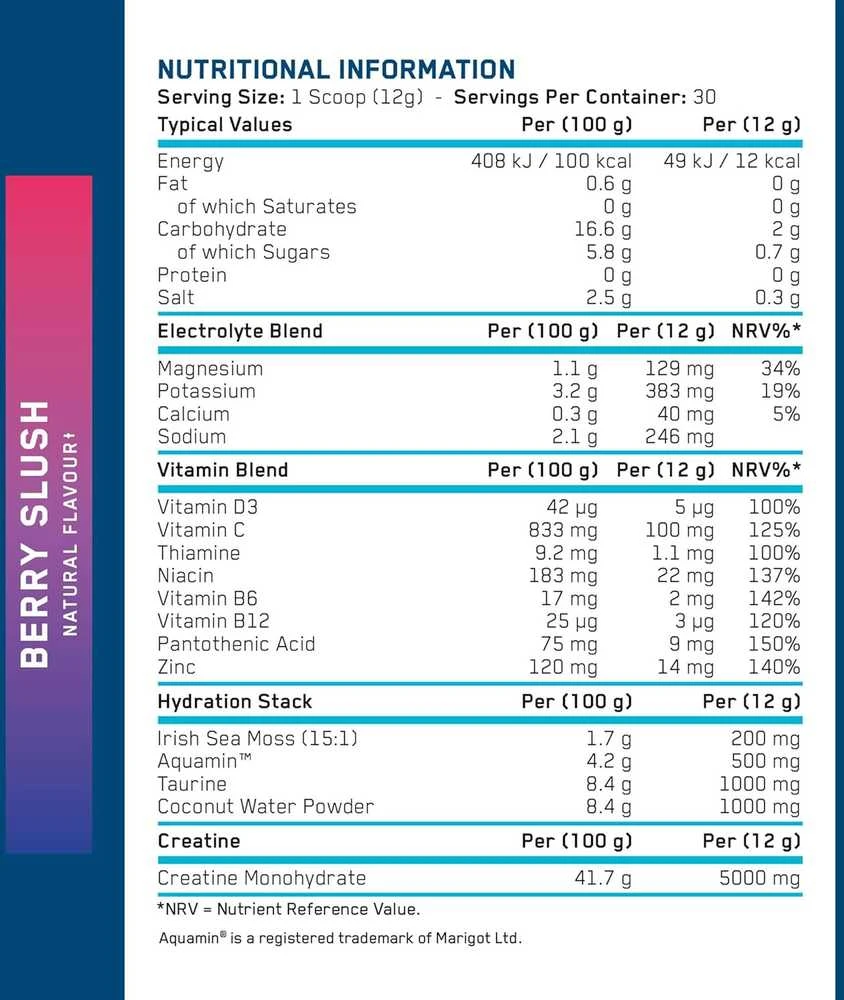 Applied Nutrition Creatine + Hydration 360 g : Skonis - Uogų