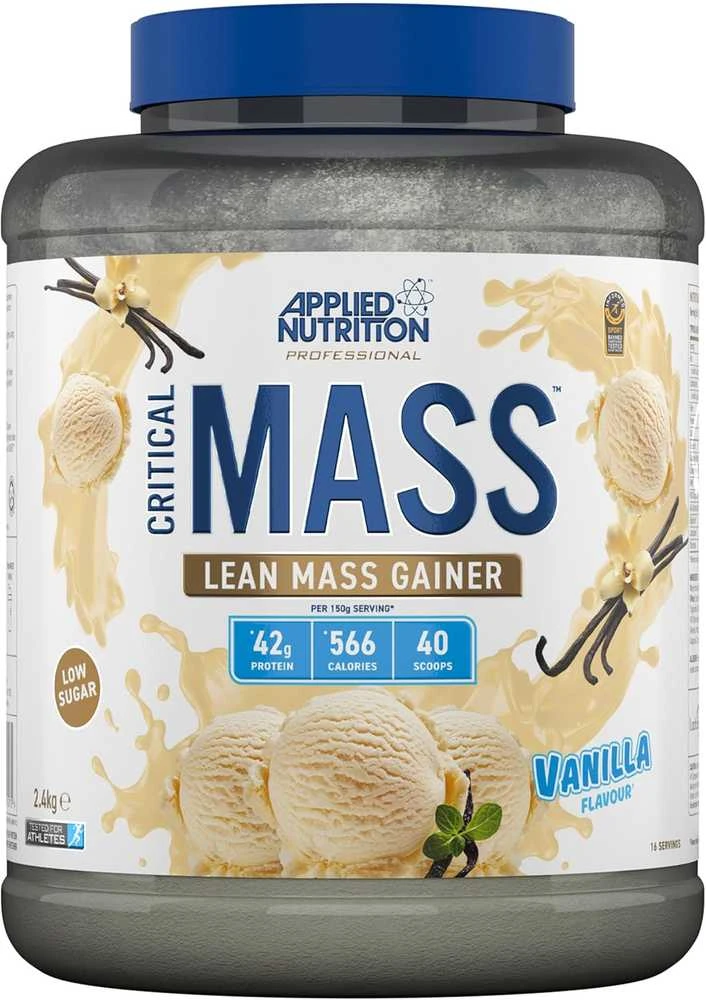 Applied Nutrition Critical Mass 2400 g : Skonis - Braškinis