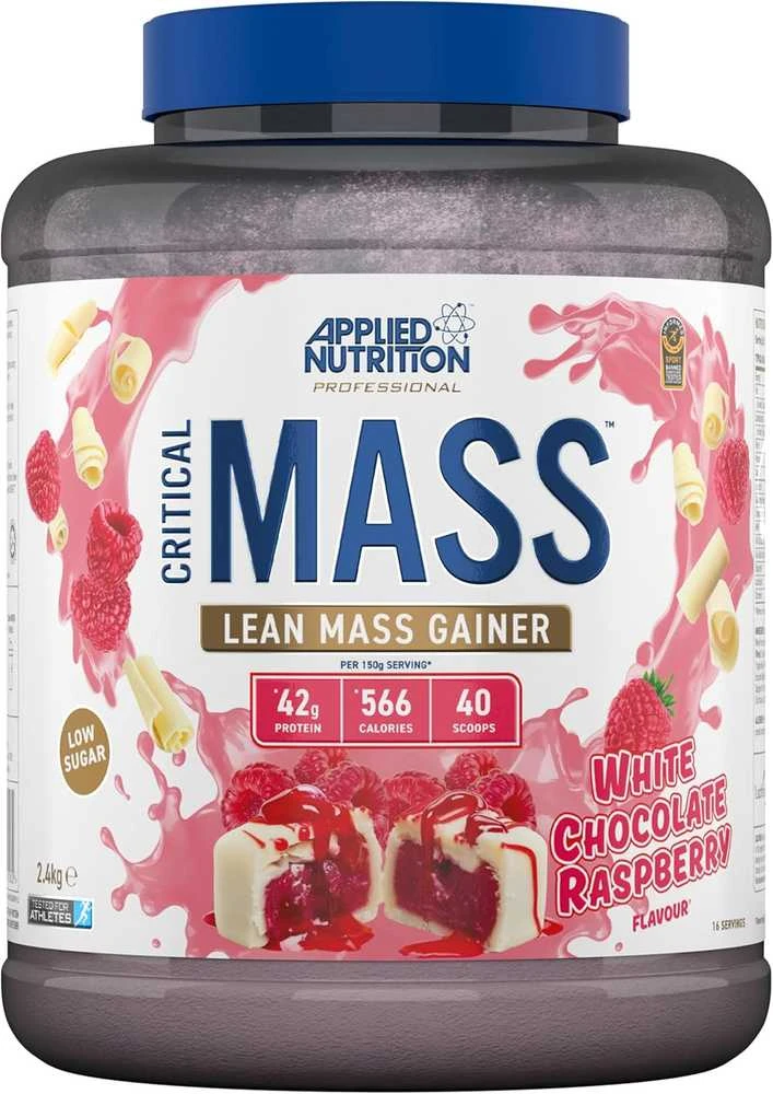 Applied Nutrition Critical Mass 2400 g : Skonis - Braškinis