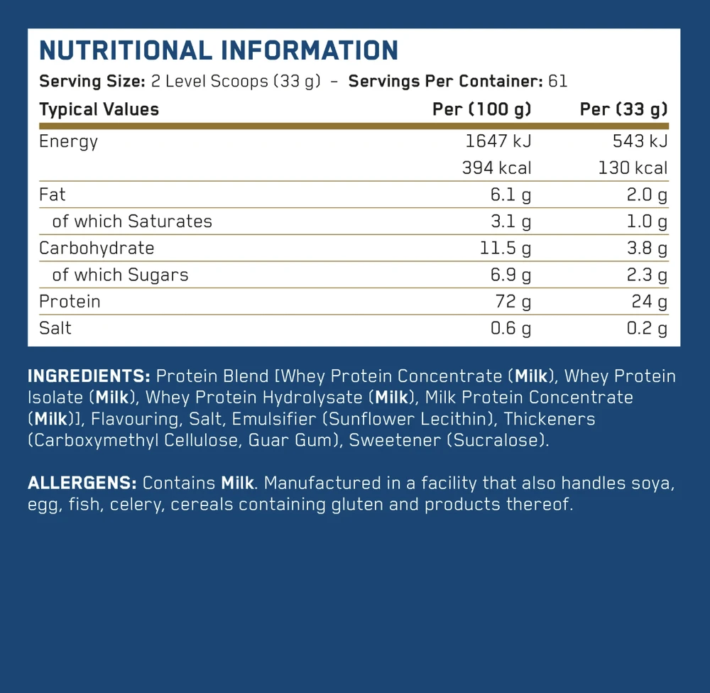 Applied Nutrition Critical Whey 2000 g : Skonis - Karamelinė late