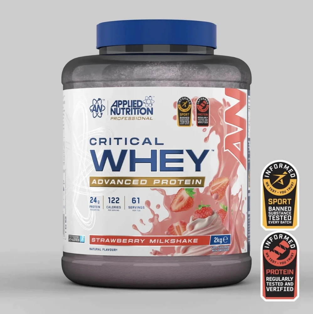 Applied Nutrition Critical Whey 2000 g : Skonis - Karamelinė late