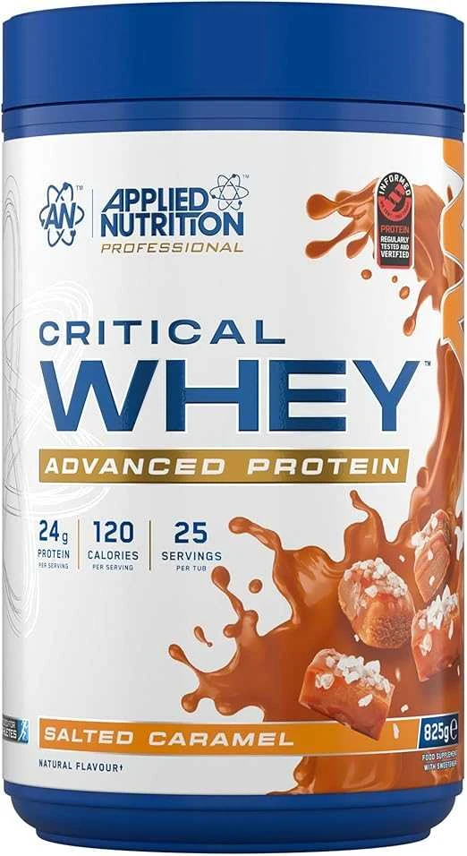 Applied Nutrition Critical Whey 825 g : Skonis - Bananinis pieno kokteilis