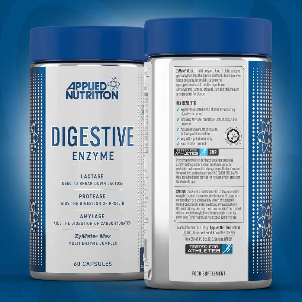 Applied Nutrition Digestive Enzymes 60 kaps.