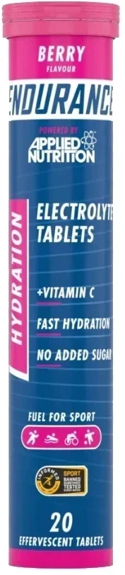 Applied Nutrition Endurance Hydration Electrolyte Effervescent Tab x 20 : Skonis - Apelsininis
