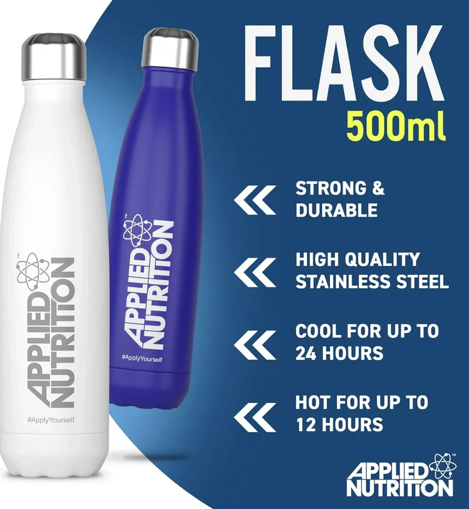 Gertuvė Applied Nutrition Flask 500 ml Mėlyna