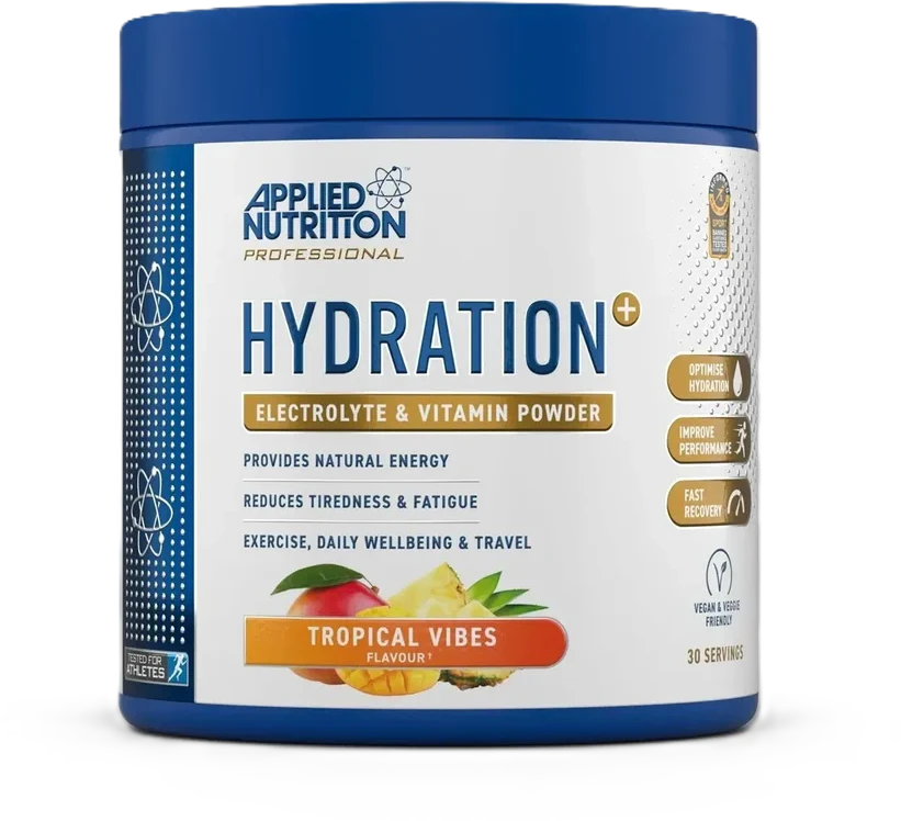 Applied Nutrition Hydration+ 240 g : Skonis - Avietinis ir braškinis