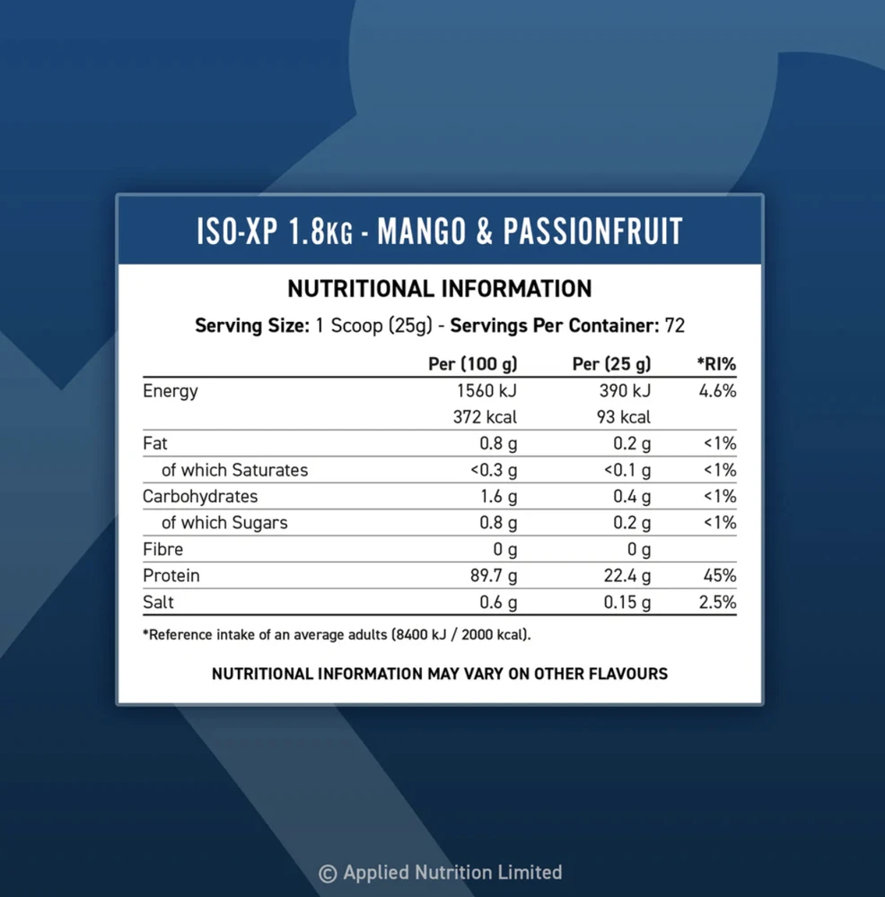 Applied Nutrition Iso XP 850 g : Skonis - Šokoladinis karamelinis