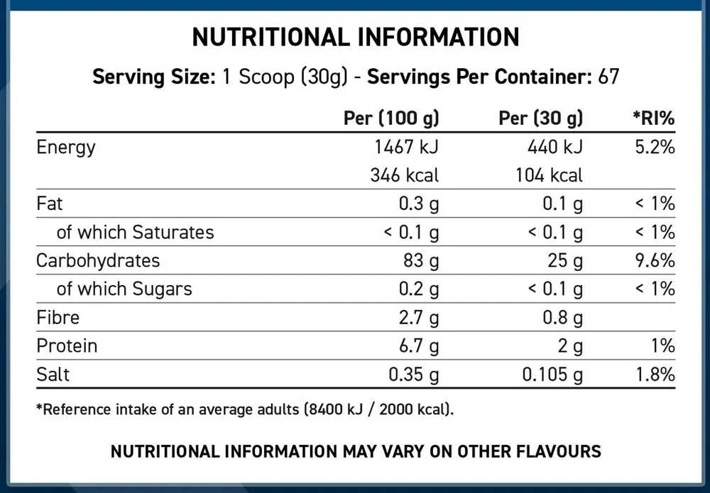 Applied Nutrition Kreminis of Rice 1kg : Skonis - Auksinio sirupo