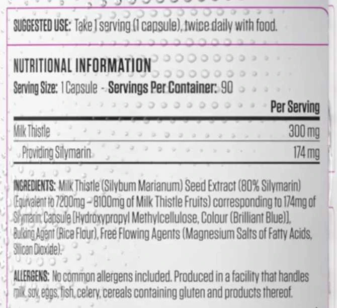 Applied Nutrition Milk Thistle 90 tabl.