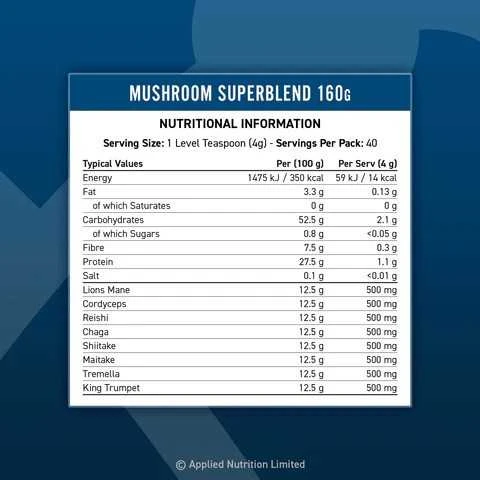Applied Nutrition Mushroom blend 160 g