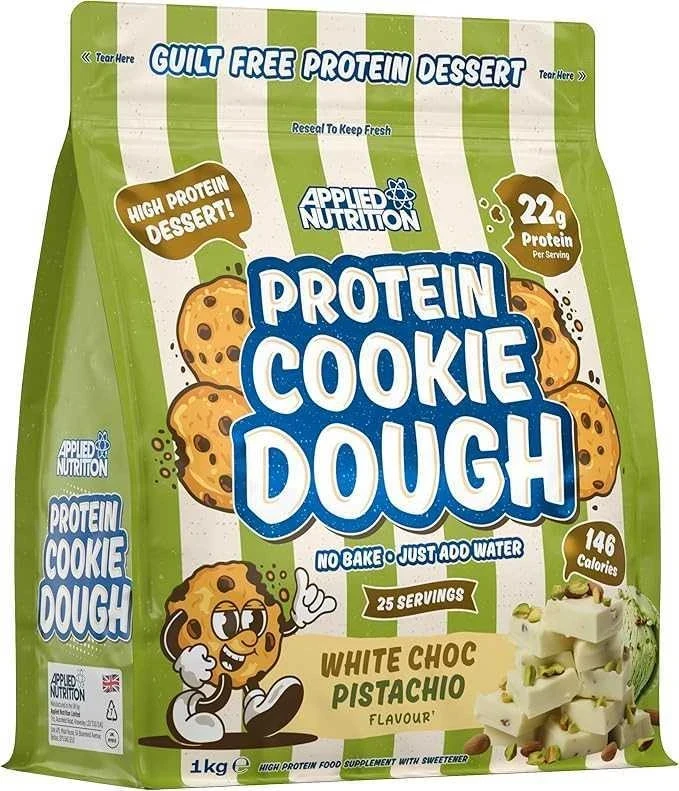 Applied Nutrition Protein Cookie Dough Dessert 1000 g : Skonis - Baltojo šokolado su citrina