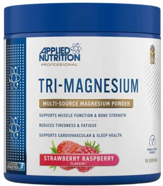 Applied Nutrition Tri-Magnesium 200 g : Skonis - Avietinis ir braškinis