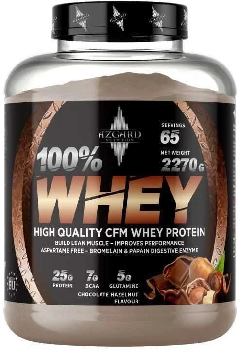 Azgard Nutrition Azgard 100% CFM Whey 2270 g Baltymų koncentratas : Skonis - Dvigubo šokolado