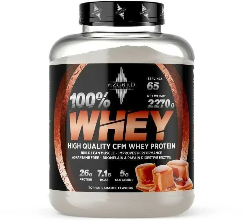 Azgard Nutrition Azgard 100% CFM Whey 2270 g Baltymų koncentratas : Skonis - Dvigubo šokolado