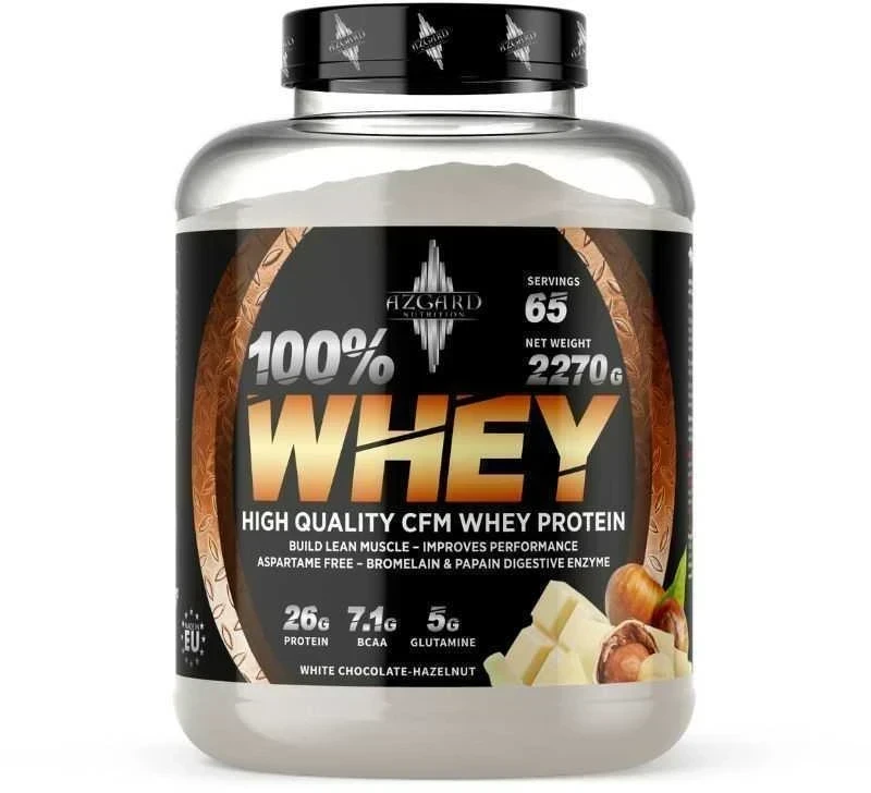 Azgard Nutrition Azgard 100% CFM Whey 2270 g Baltymų koncentratas : Skonis - Dvigubo šokolado