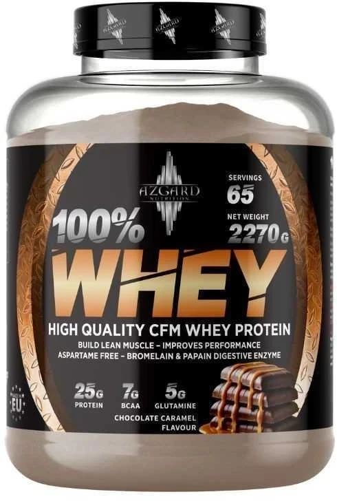 Azgard Nutrition Azgard 100% CFM Whey 2270 g Baltymų koncentratas : Skonis - Dvigubo šokolado