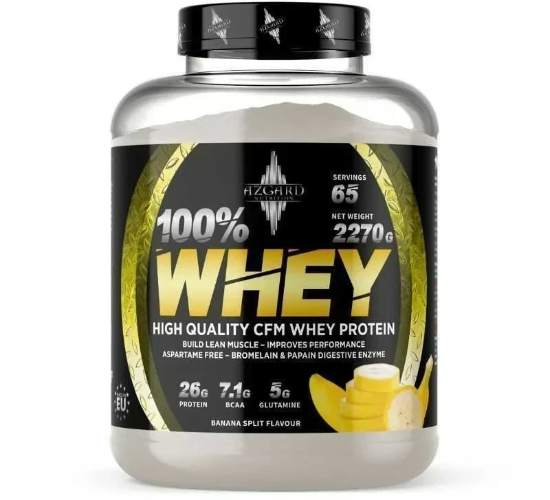 Azgard Nutrition Azgard 100% CFM Whey 2270 g Baltymų koncentratas : Skonis - Dvigubo šokolado
