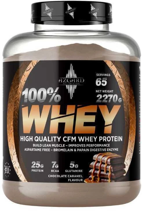 Azgard Nutrition Azgard 100% CFM Whey 2270 g Baltymų koncentratas : Skonis - Avietinis-vanilinis