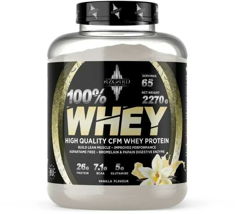 Azgard Nutrition Azgard 100% CFM Whey 2270 g Baltymų koncentratas : Skonis - Dvigubo šokolado