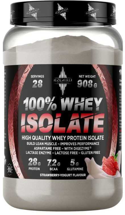 Azgard Nutrition Azgard 100% CFM Whey Isolate 908 g Baltymų Izoliatas, Lactose Free : Skonis - Šokoladinis lazdyno riešutų