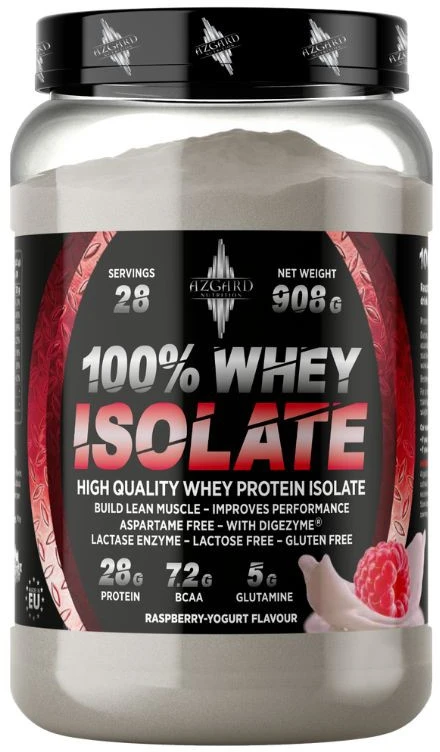 Azgard Nutrition Azgard 100% CFM Whey Isolate 908 g Baltymų Izoliatas, Lactose Free : Skonis - Bananinis