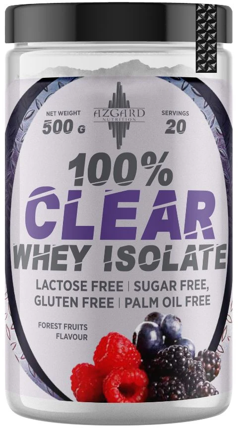 Azgard Nutrition Azgard Clear Whey Isolate 500g : Skonis - Vynuogių