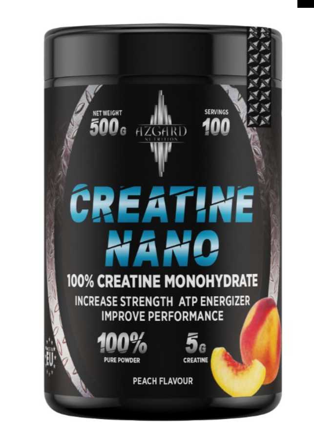 Azgard Nutrition Azgard Creatine Nano 500g su skoniais : Skonis - Vyšninis