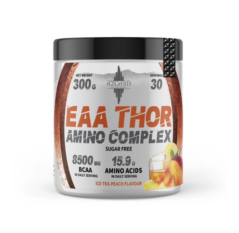 Azgard Nutrition Azgard EAA Thor amino complex 300g amino rūgštys : Skonis - Juodųjų serbentų