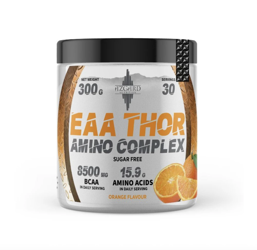 Azgard Nutrition Azgard EAA Thor amino complex 300g amino rūgštys : Skonis - Juodųjų serbentų
