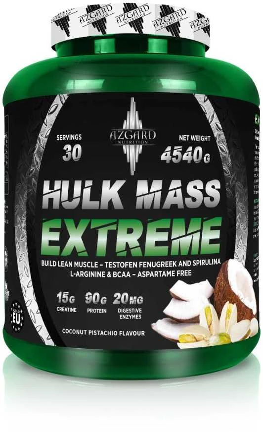 Azgard Nutrition Azgard Hulk Mass 4540 g masės auginimui : Skonis - Bananinis