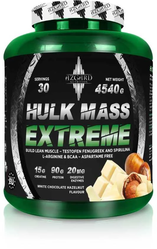 Azgard Nutrition Azgard Hulk Mass 4540 g masės auginimui : Skonis - Bananinis