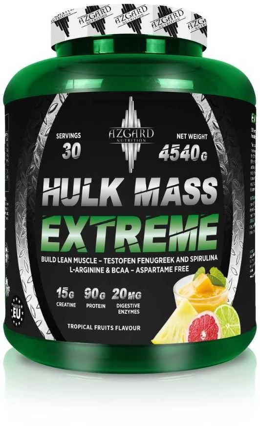 Azgard Nutrition Azgard Hulk Mass 4540 g masės auginimui : Skonis - Bananinis