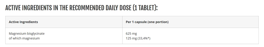 Azgard Nutrition Azgard Magnesium Bisglycinate Ultra 90 kaps.