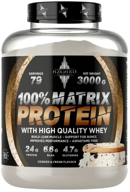 Azgard Nutrition Azgard Protein Matrix 3000 g : Skonis - Baltojo šokolado ir lazdyno riešutų