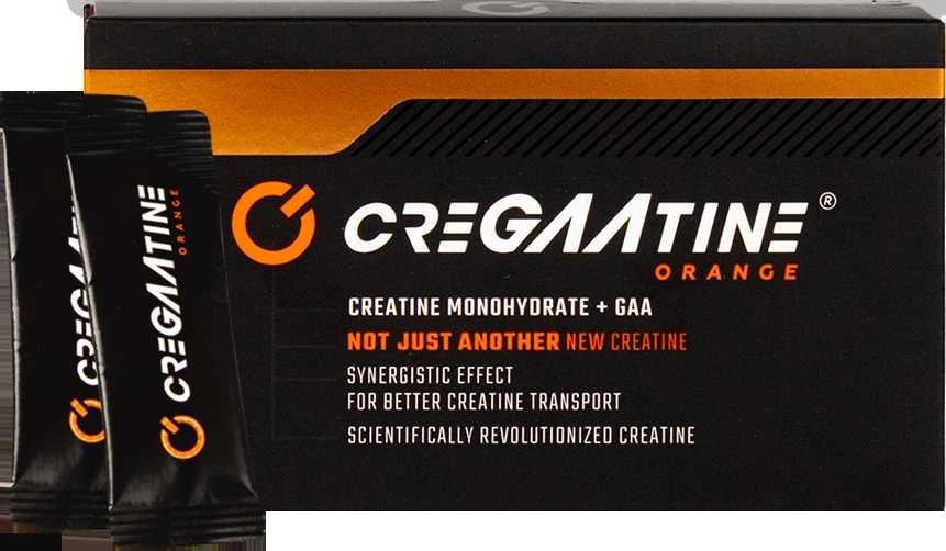 Carnomed CreGAAtine 60 pak. Creatine : Skonis - Apelsininis