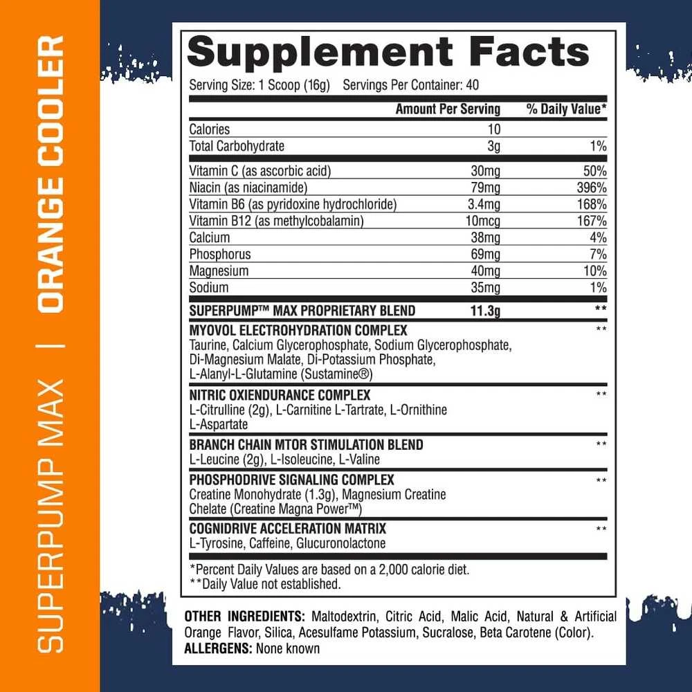 Gaspari Nutrition Gaspari Super Pump Max 500g : Skonis - Rožinio limonado
