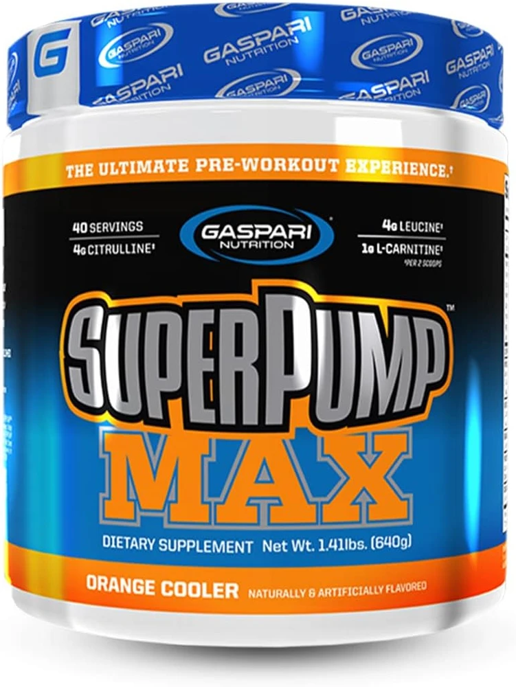 Gaspari Nutrition Gaspari Super Pump Max 500g : Skonis - Apelsininis