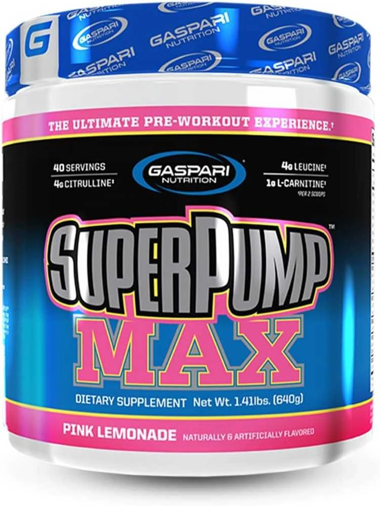 Gaspari Nutrition Gaspari Super Pump Max 500g : Skonis - Rožinio limonado