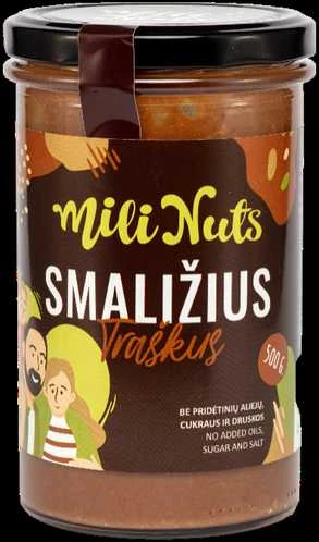 Milinuts Mili Nuts Smaližius riešutų kremas : Svoris - 250 g