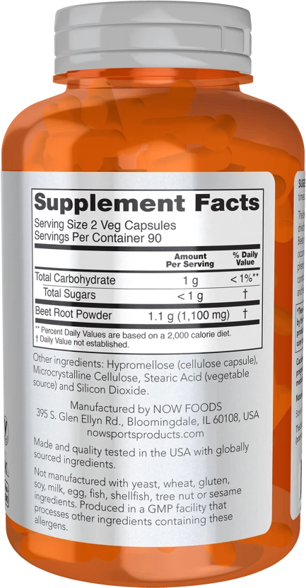 Now Foods Now Beet Root 180 kaps.