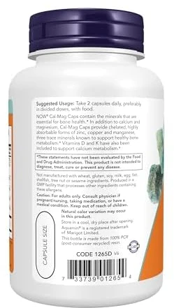Now Foods Now Cal-Mag 120 kaps.