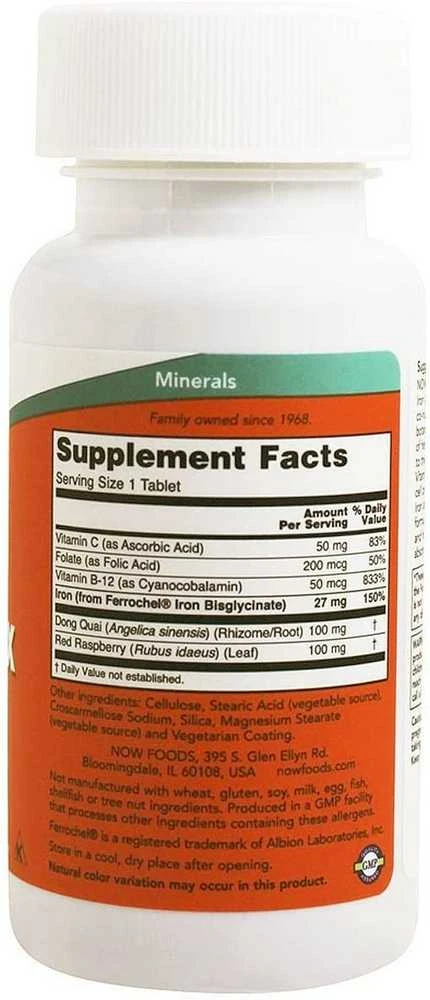 Now Foods NOW Iron complex 100 tabl.