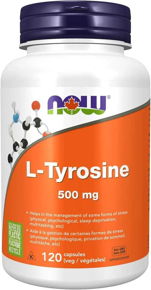 Now Foods Now L-Tyrosine 500 mg 120 kaps.