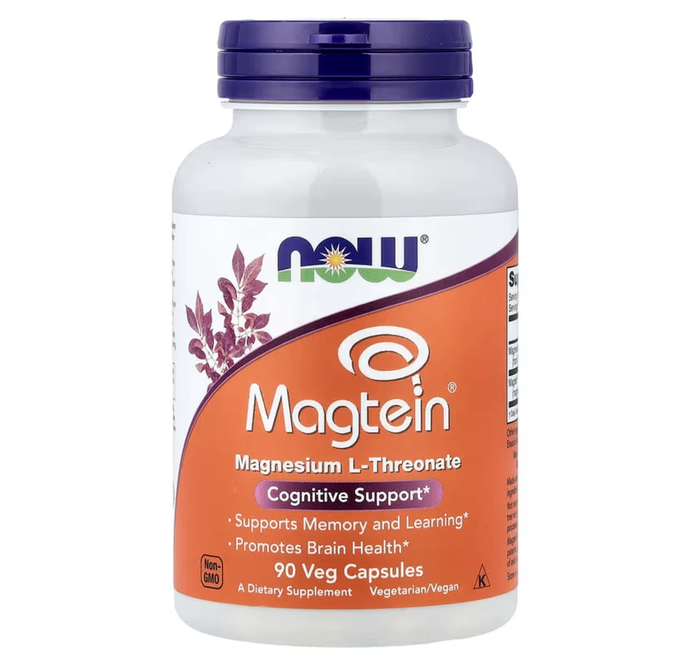 Now Foods Now Magtein Magnesium L-Threonate 90 kaps.