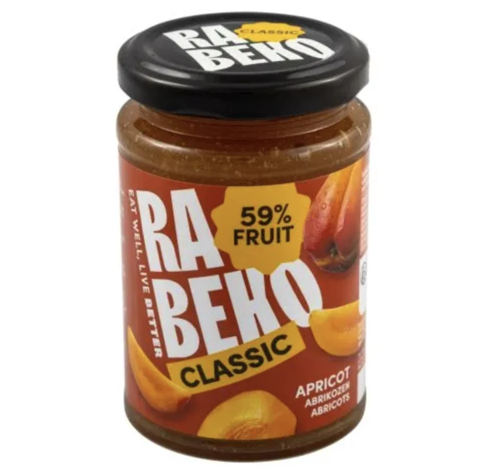 Rabeko Classic Jam 230 g Abrikosų džemas