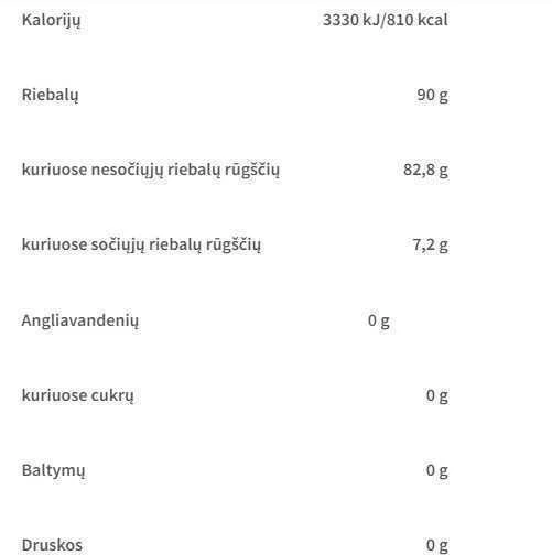 Rabeko Zero cooking spray 200 ml purškiamas aliejus : Skonis - Natūralus