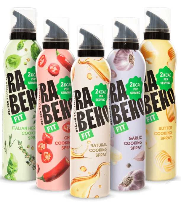 Rabeko Zero cooking spray 200 ml purškiamas aliejus : Skonis - Sviesto