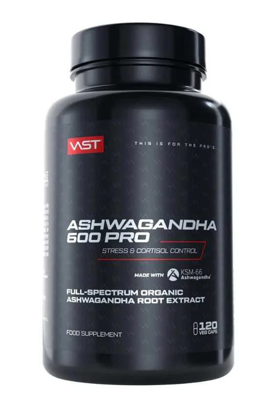 Vast Sports VAST Ashwagandha 600 PRO 120 kaps. KSM-66