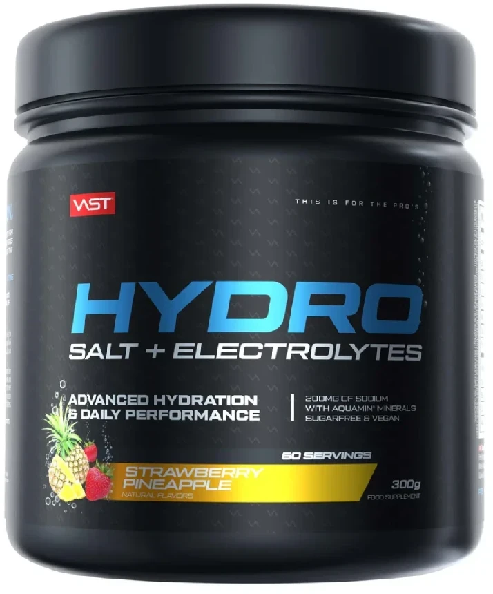 Vast Sports VAST HYDRO 300g 60 porc. elektrolitai : Skonis - Beskonis